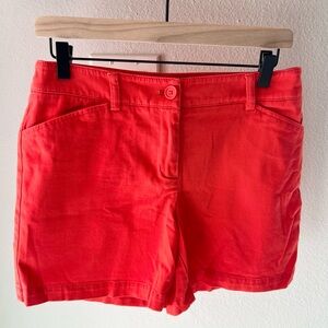 Jones New York red shorts (98% cotton)